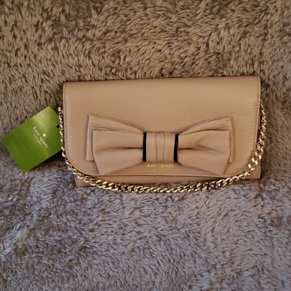 NWT Kate Spade Bow Wallet